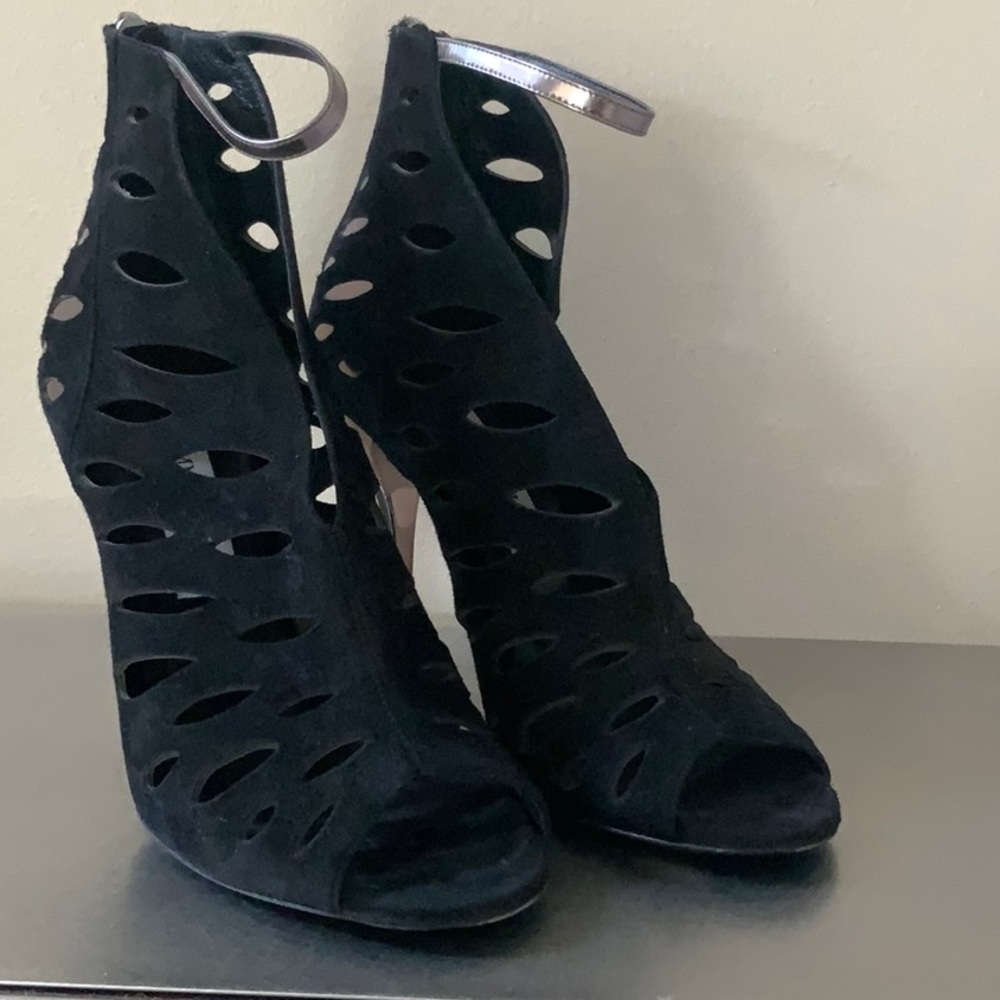 Jimmy Choo Suede Cut Out Heels